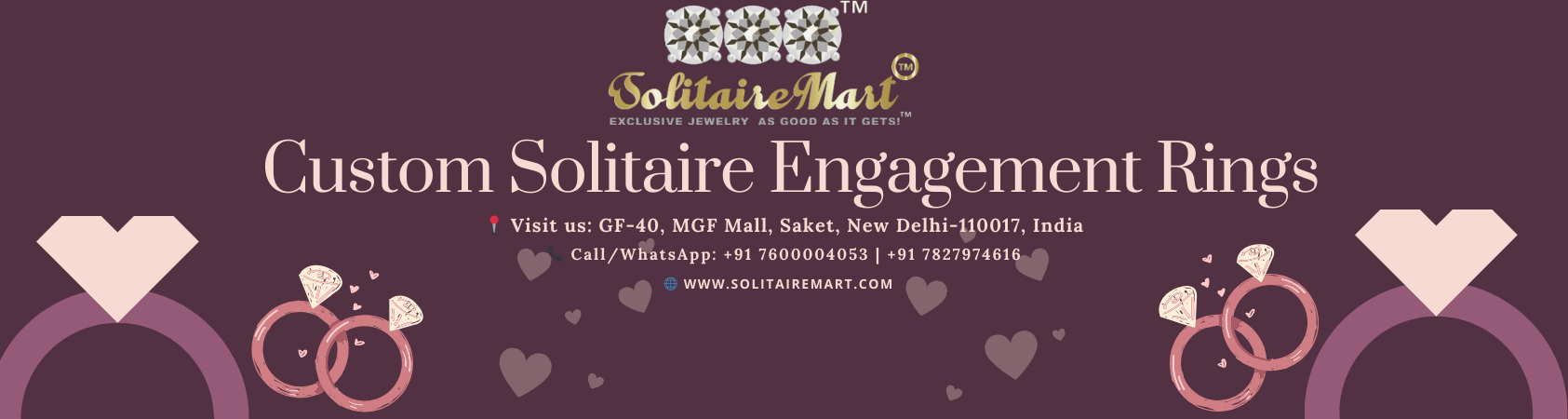 Custom Solitaire Engagement Rings